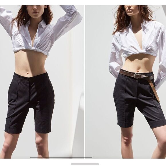 Thakoon Black Bermuda Short NWT Size 10 - Picture 2 of 7